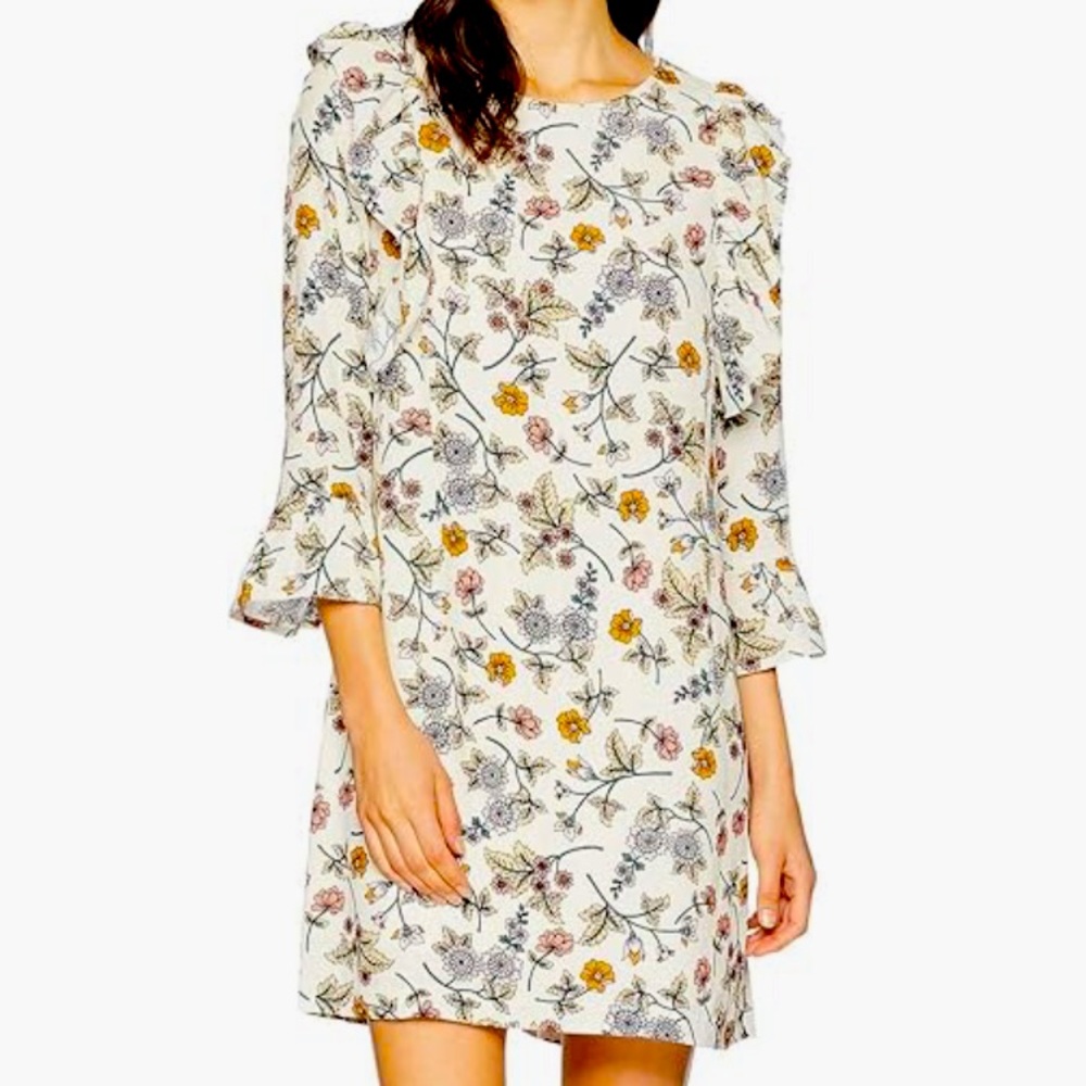 Sanctuary NWT spice of life mini ruffle dress